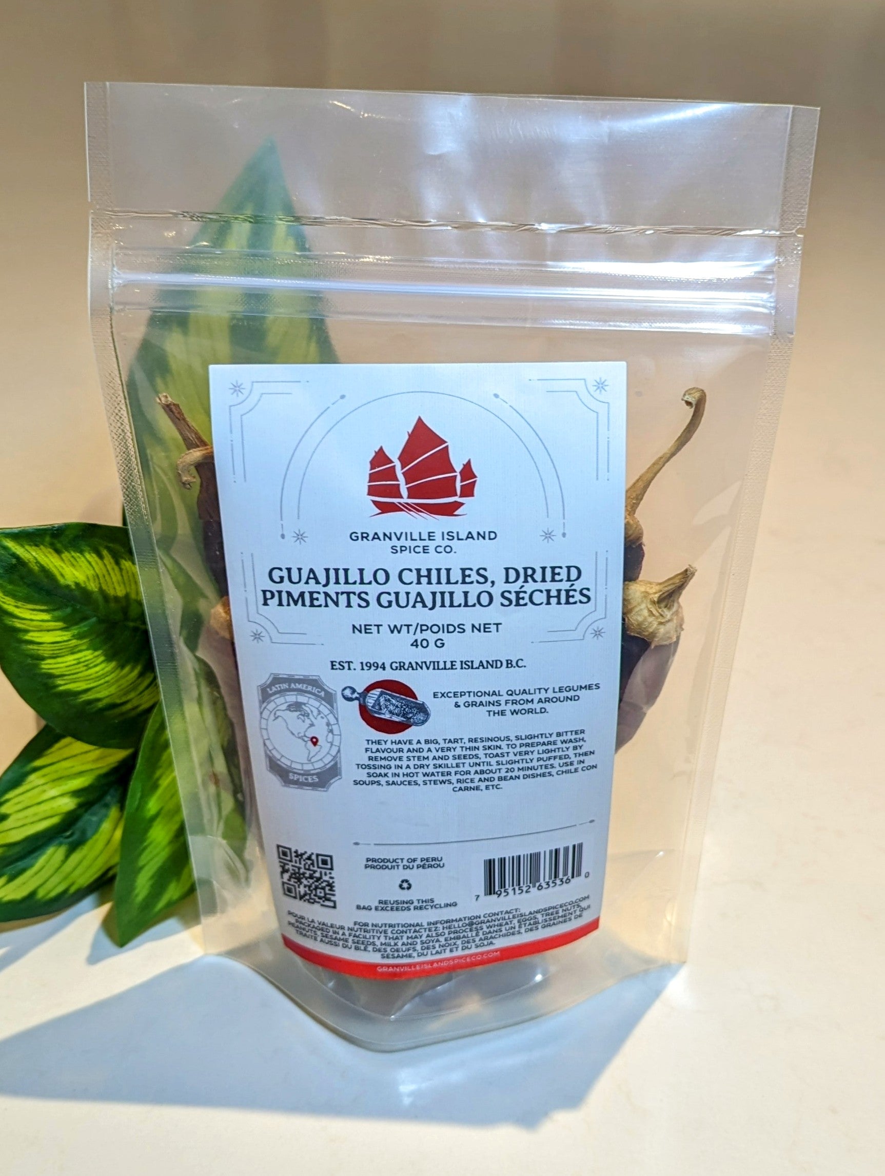 Granville Island Spice Co. Guajillo Chiles Dried