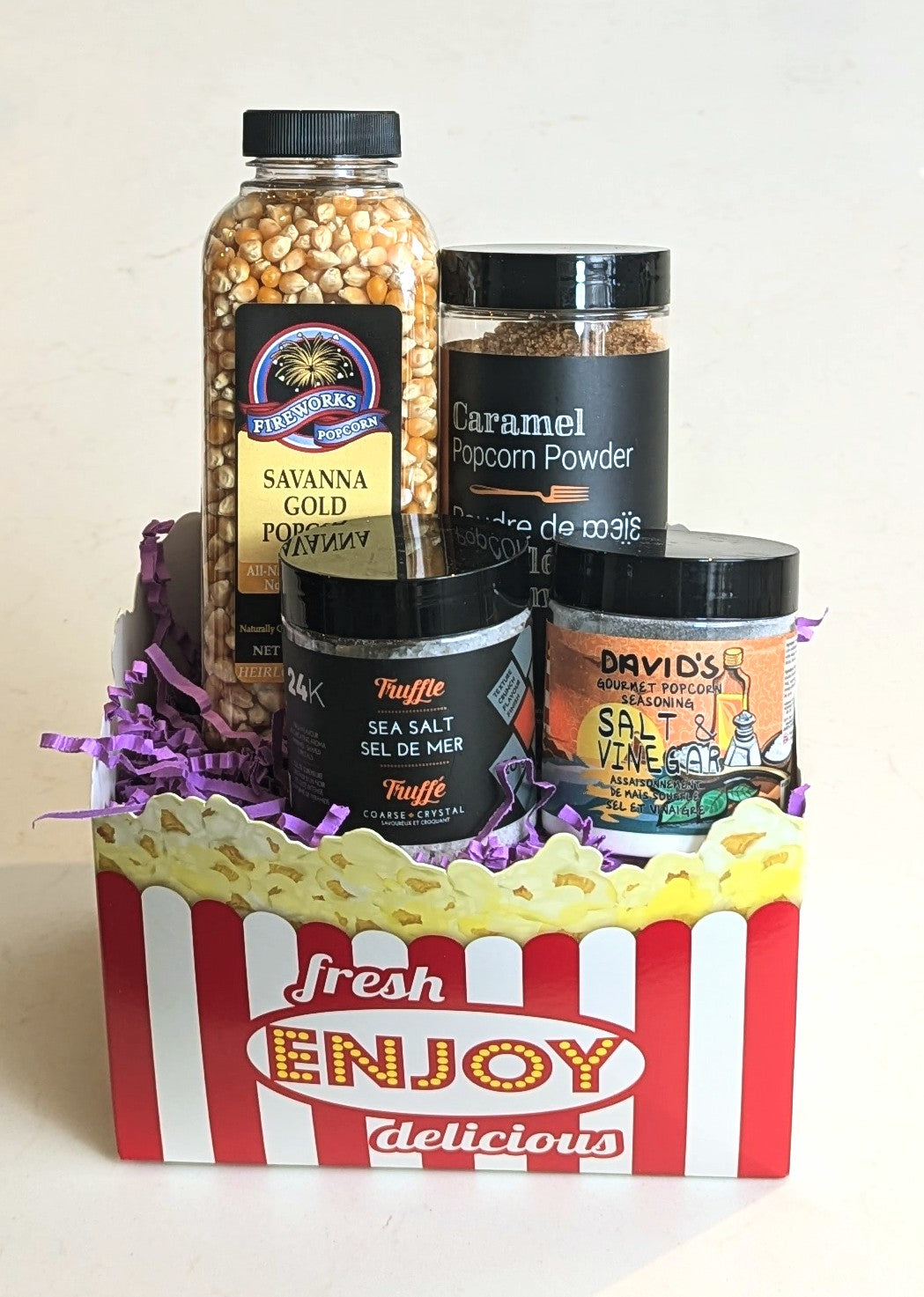 Posh Gift Box/Gift Basket - Popcorn Movie Night!