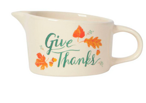 Danica Gravy Boat - Autumn Harvest Give Thanks