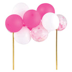 Load image into Gallery viewer, Balloon Cake Topper - Pink/White
