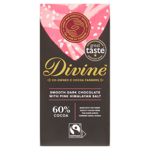 Divine Dark Chocolate with Pink Himalayan Salt