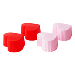 Load image into Gallery viewer, Bakelicious Silicone Baking Cups - Set of 12 Hearts
