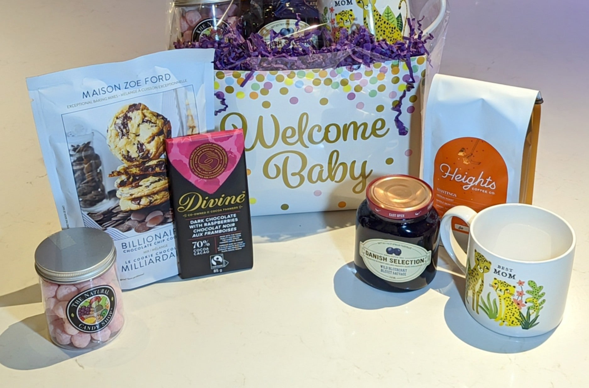 Posh Gift Box (Gift Basket) - New Baby