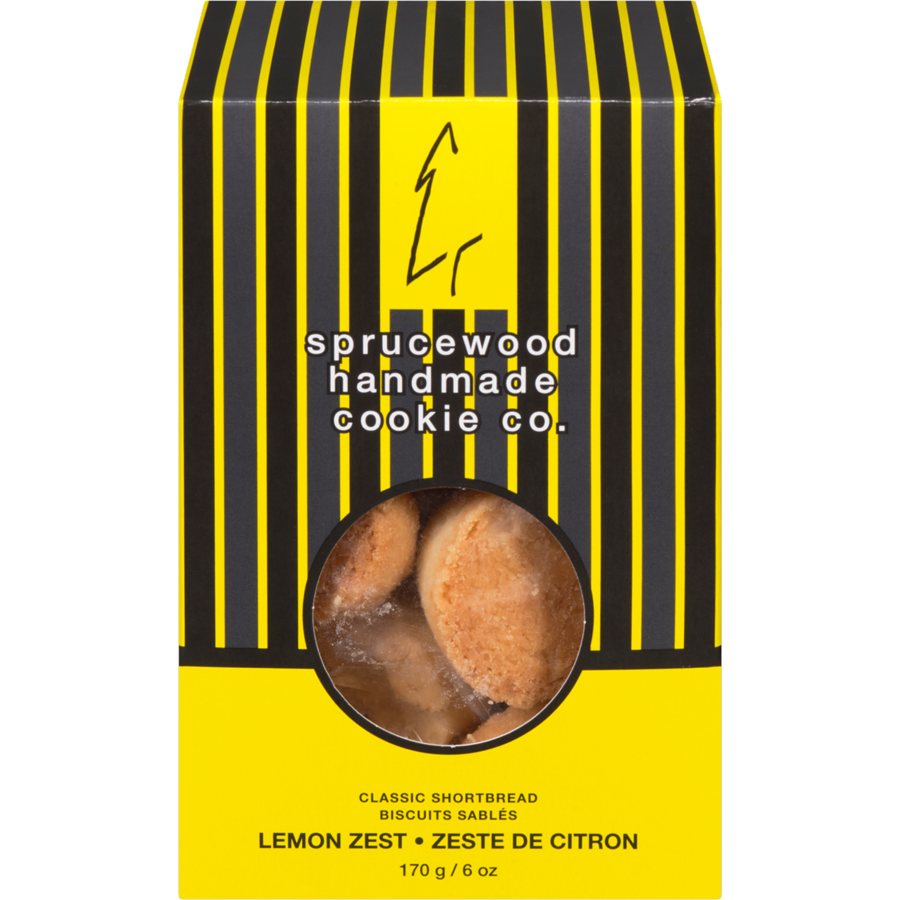 Sprucewood Shortbread Cookies - Lemon Zest 170g