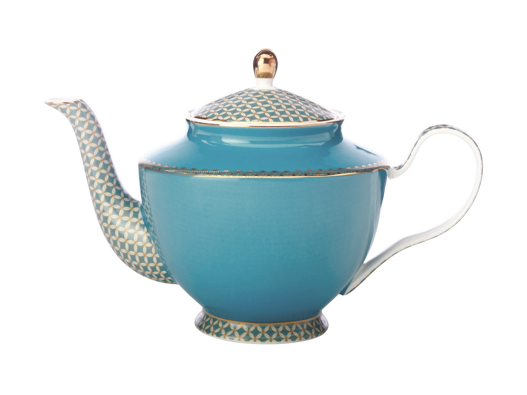 Teas and C's Silk Road Classic Aqua Teapot  1L