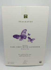 Tealeaves Tea - Organic Earl Grey with Lavender 48g