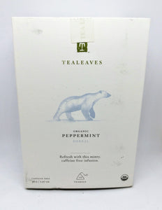 Tealeaves Tea - Organic Peppermint Herbal Tea 36g