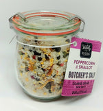 Load image into Gallery viewer, Wildly Delicious Butcher&#39;s Salt - Peppercorn &amp; Shallot 200g
