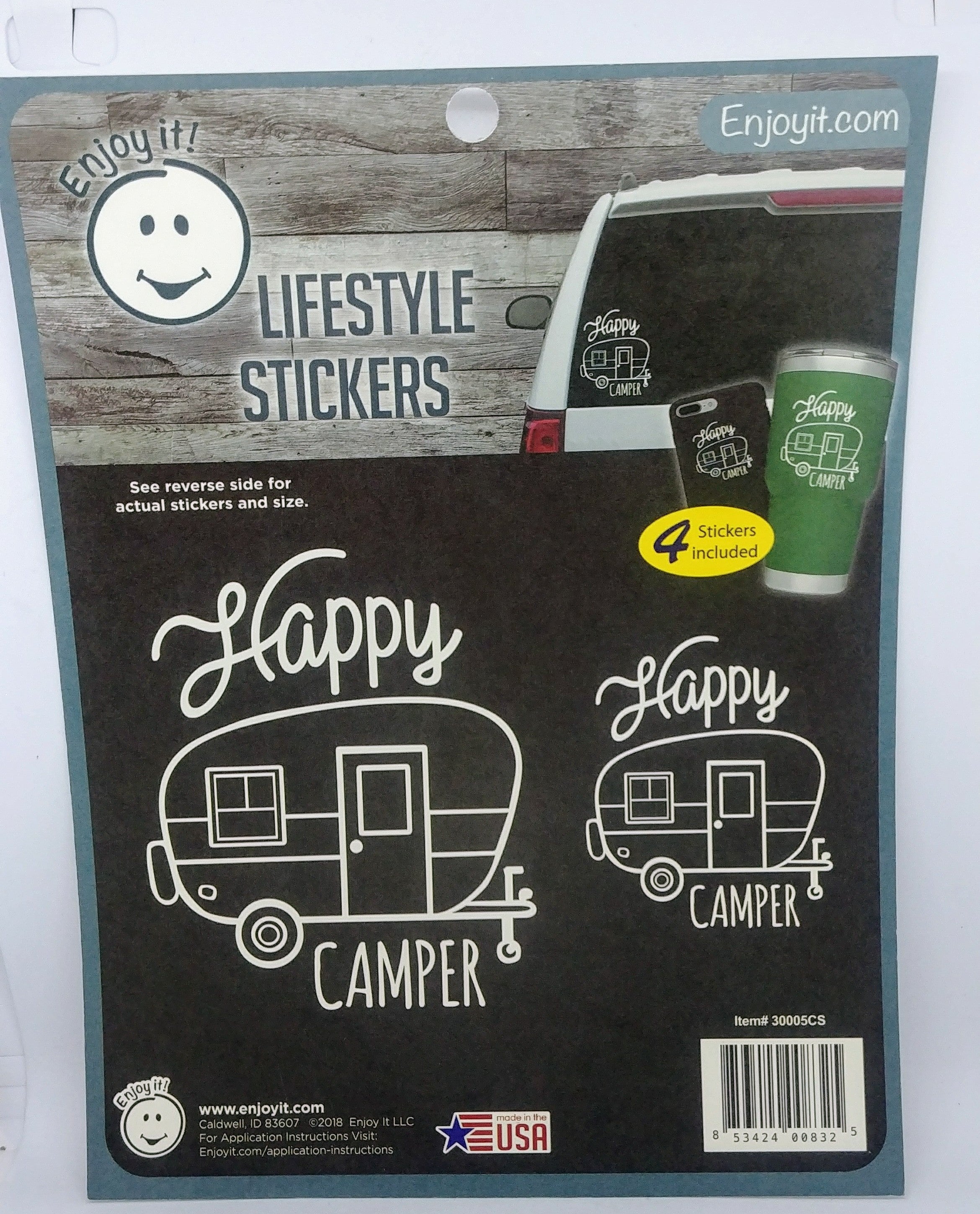 Enjoyit Car Stickers - Happy Camper