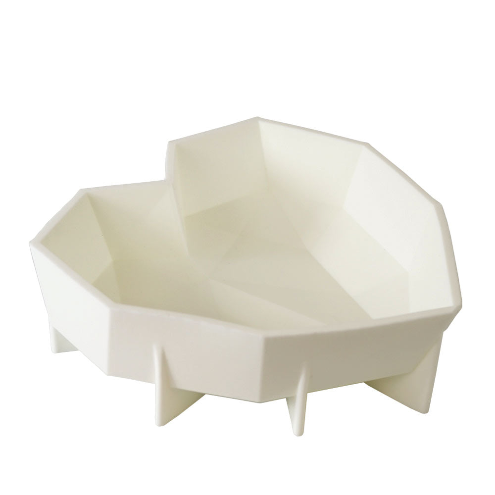 Artigee White Silicone Heart Mousse Mold