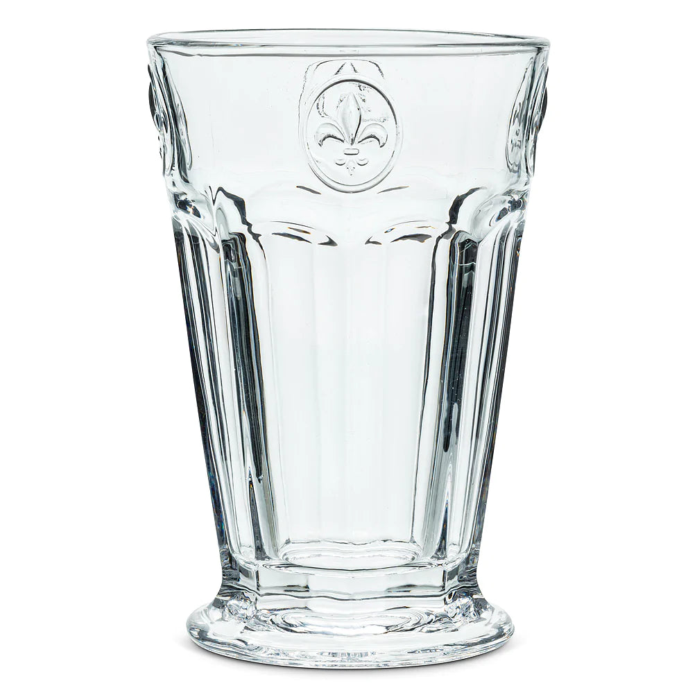 Abbott Highball Glass - Fleur de Lis