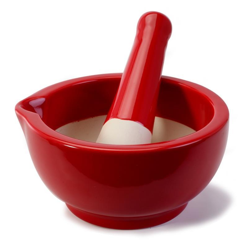 BIA Mortar & Pestle - Red