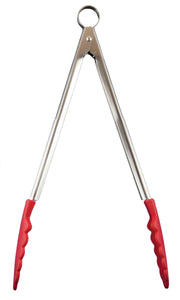 Cuisipro Silicone Tongs Red 12"