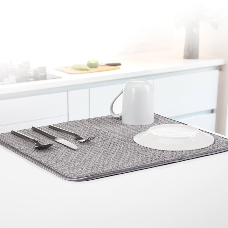 Envision Dish Drying Mat - Grey