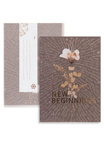 Papaya Card - New Beginnings