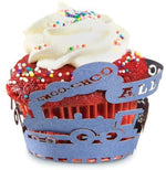 Load image into Gallery viewer, FoxRun Train Cupcake Wraps
