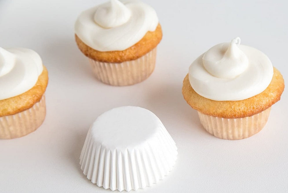 FoxRun White Mini Baking Cups