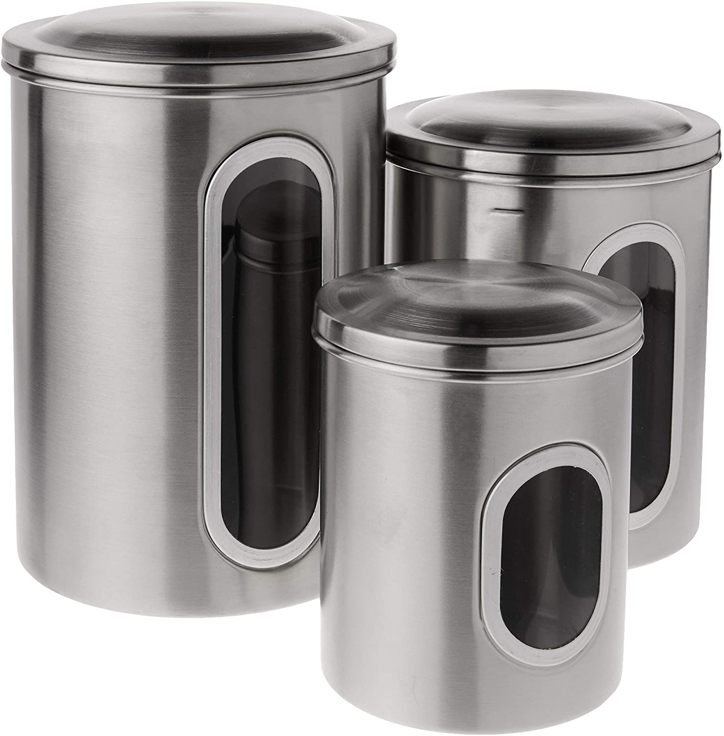 Foxrun Stainless Steel Canister Set