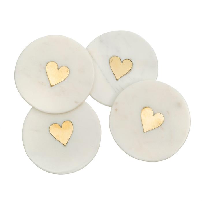 Indaba Marble Sweetheart Coasters