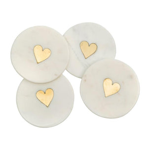 Indaba Marble Sweetheart Coasters