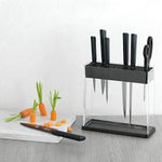 Load image into Gallery viewer, Kuhn Ricon Clear Knife Block Black
