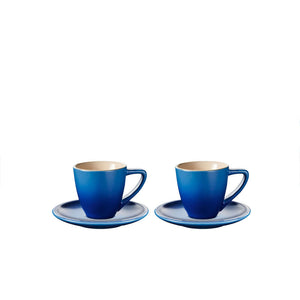 Le Creuset Minimalist Espresso Cup Set of 2 - Blueberry