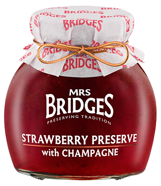 Mrs. Bridges Strawberry Preserve with Champagne 250ml