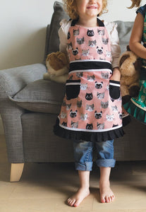 NOW Designs Sally Kids Apron - Cats Meow