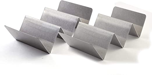 Norpro Stainless Steel Mexican Taco Holder Set