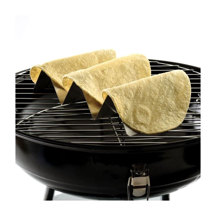 Norpro Stainless Steel Mexican Taco Holder Set