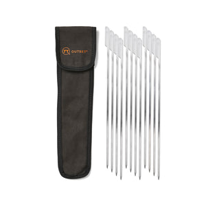 Outset Stainless Steel Skewers with Canvas Bag