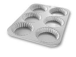 USA PAN Mini Fluted Tart Pan