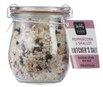 Load image into Gallery viewer, Wildly Delicious Butcher&#39;s Salt - Peppercorn &amp; Shallot 200g
