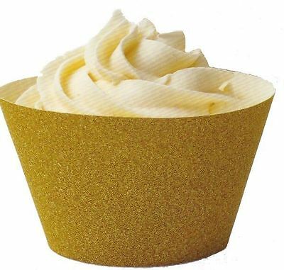 Wilton Cupcake Wraps Glitter Gold