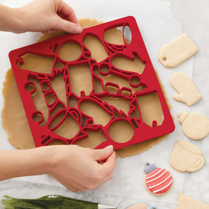  Wilton Holiday Grippy Cookie Cutters, Set of 4: Christmas Cookie  Cutters: Home & Kitchen
