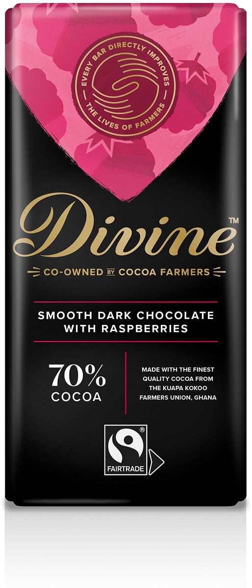 Divine Dark Chocolate with Raspberries