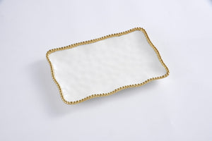 Pampa Bay Golden Salerno Platter - Rectangular Small