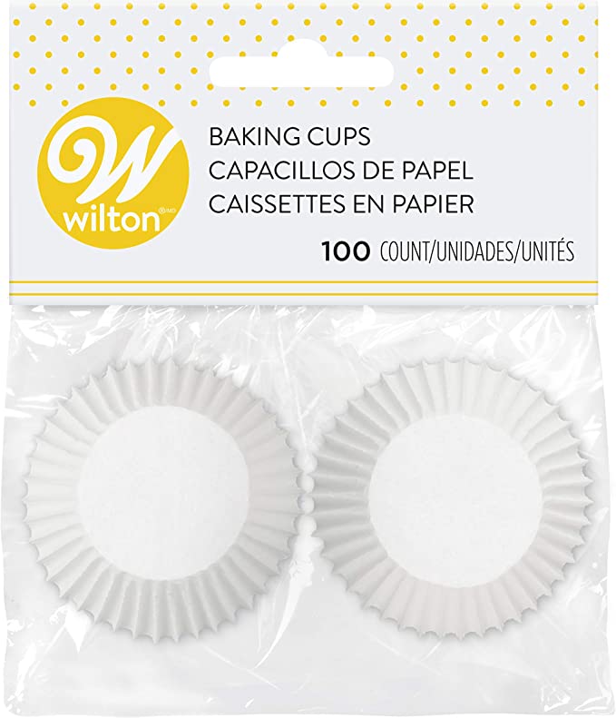 Wilton Mini Baking Cups - White