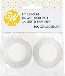 Wilton Mini Baking Cups - White